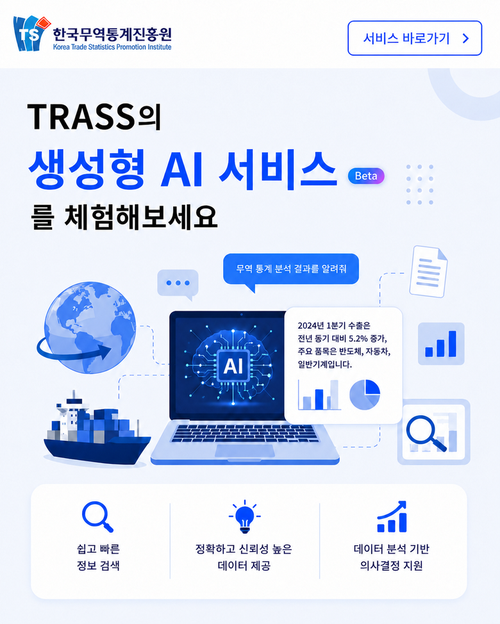 TRASS 생성형 AI 서비스 배너